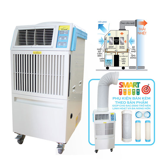 máy lạnh di động sac-3500