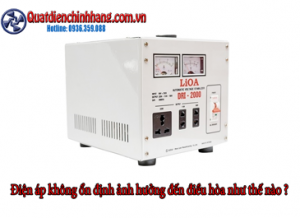 Điện áp không ổn định ảnh hưởng đến điều hòa