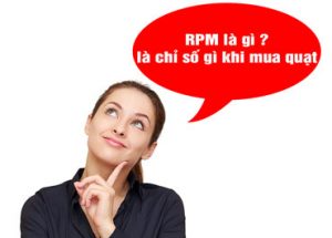 rpm trong quạt công nghiệp
