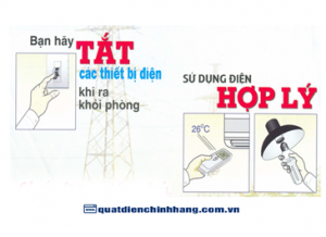 tiết kiệm điện và 3 cách làm sai