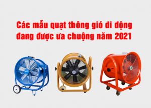các loại quạt thông gió di động
