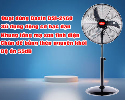 Độ ồn của quạt đứng Dasin DSI-2460