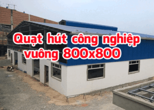 Quạt hút công nghiệp vuông 800x800