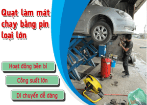 Quạt chạy bằng pin loại lớn Dasin