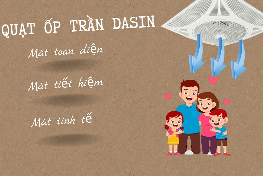 Quạt Công Nghiệp Dasin Chính Hãng – BH 2 Năm