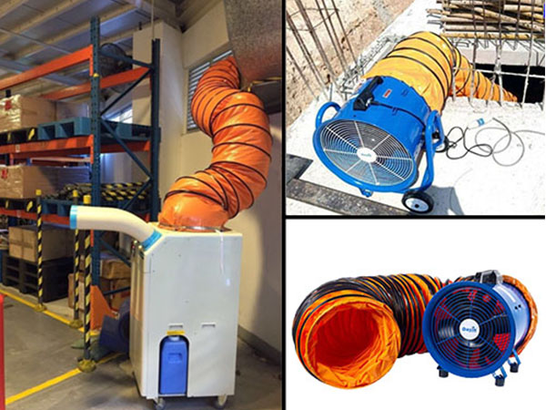 Ống Gió Cam Simili - Ống Thông Gió Công Nghiệp Ứng dụng ống gió cam