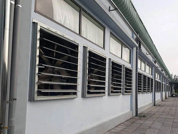 Tìm hiểu quạt thông gió công nghiệp vuông Quạt thông gió công nghiệp một chiều